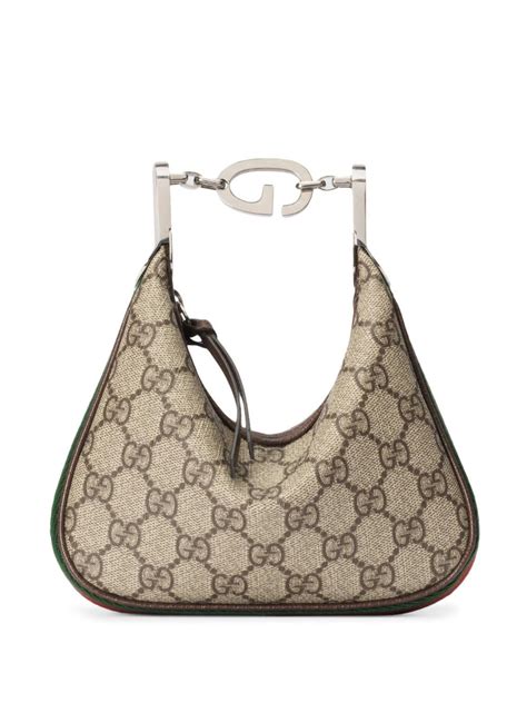 gucci mini gg supreme attache zipped shoulder bag|gucci gg supreme crossbody bag.